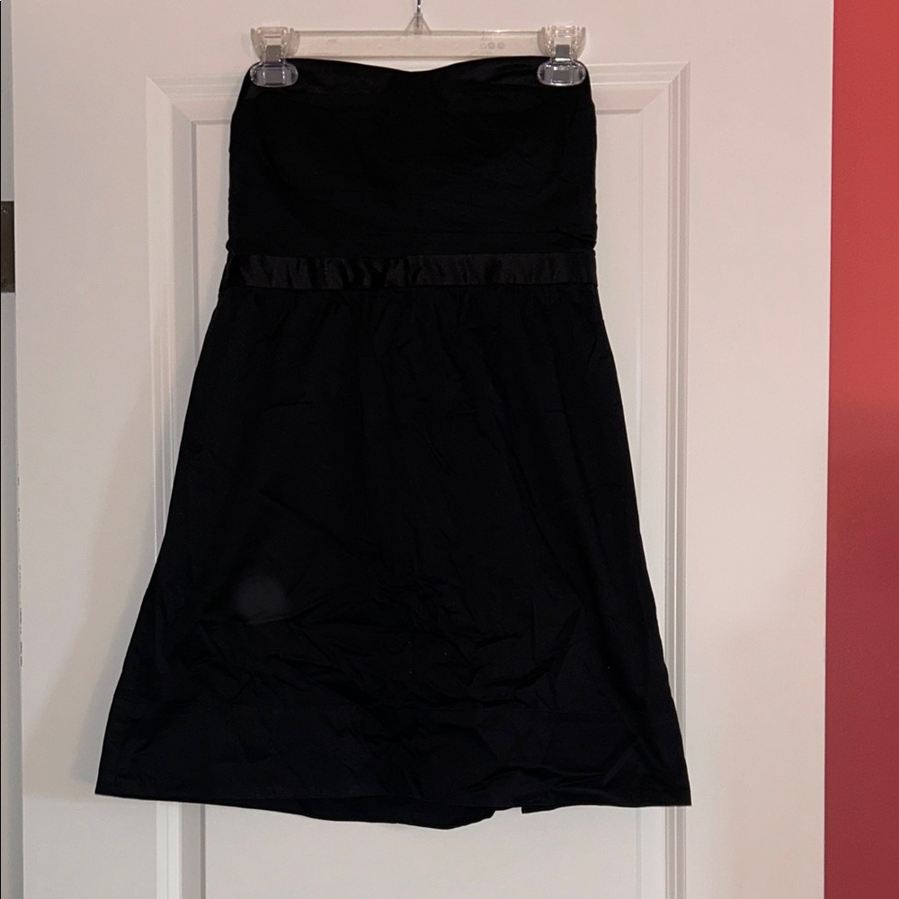 American Eagle Outfitters Black Strapless Dress